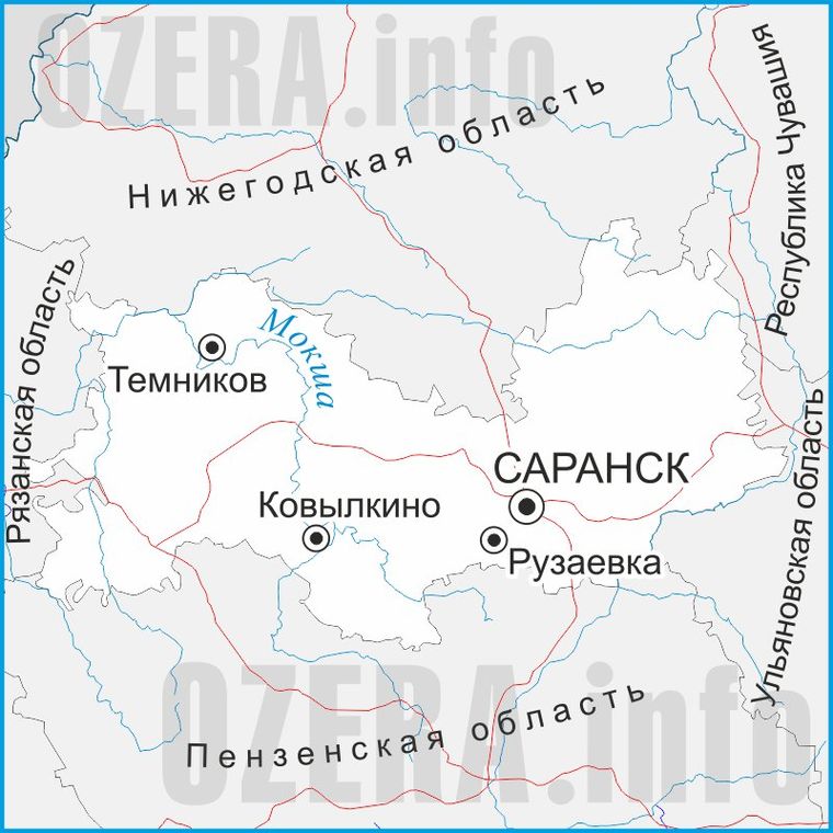 Карта рузаевка саранск